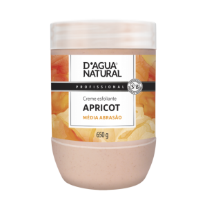 Creme Esfoliante Apricot Média Abrasão D'Agua Natural 650g