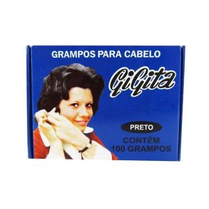 Grampo Para Cabelo Nº5 Preto CX c/100Pcs Gigita