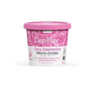 Cera Depilatória Micro-ondas Depilflax Rosa 100g
