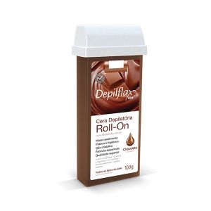 Cera Depilatória Roll-On Refil Chocolate Depilflax