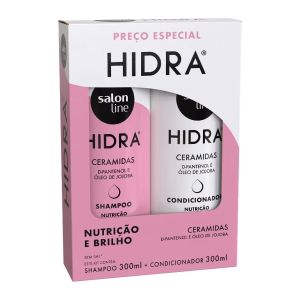 Kit Shampoo + Condicionador Hidra Ceramidas Salon Line 300ml