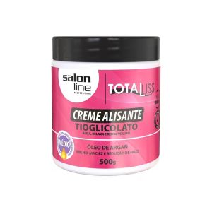 Tioglicolato Creme Alisante Argan Médio Salon Line 500g