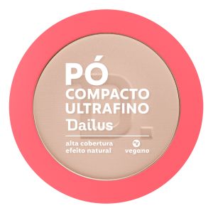 Dailus Pó Compacto Ultrafino Vegano D.1 Claro