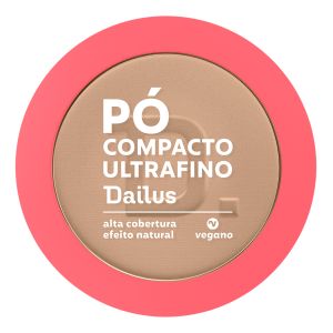 Dailus Pó Compacto Ultrafino Vegano D.1 Médio