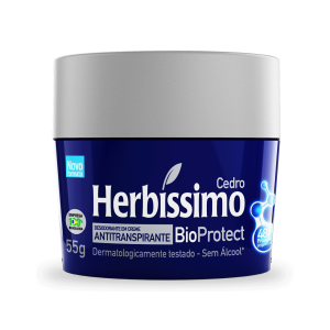Desodorante Creme Bioprotec Cedro Herbíssimo 55g