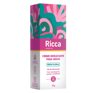 Creme Hidratante Para Mãos Fresh Floral FPS15 Ricca 30g