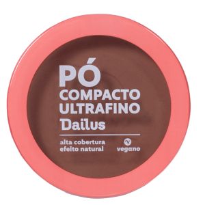 Dailus Pó Compacto Ultrafino Vegano D.12 Escuro