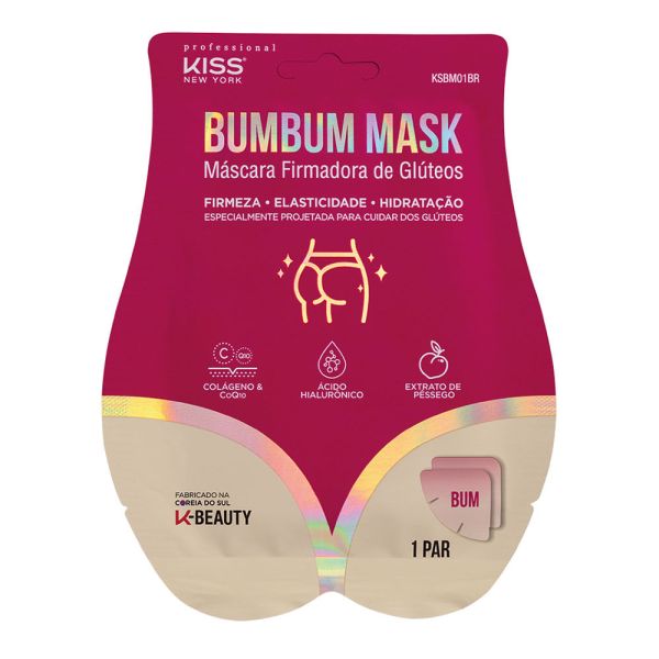Máscara Firmadora de Glúteos Bumbum Mask Kiss New York 40g