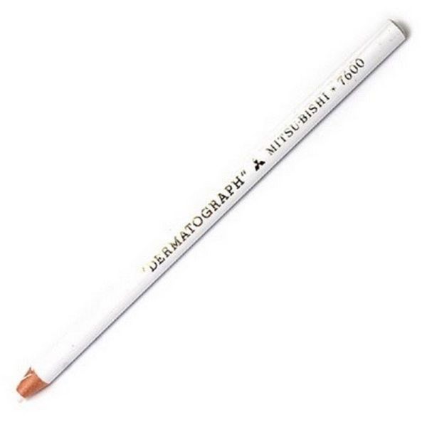 Lápis Dermatográfico Mitsu-bishi Branco